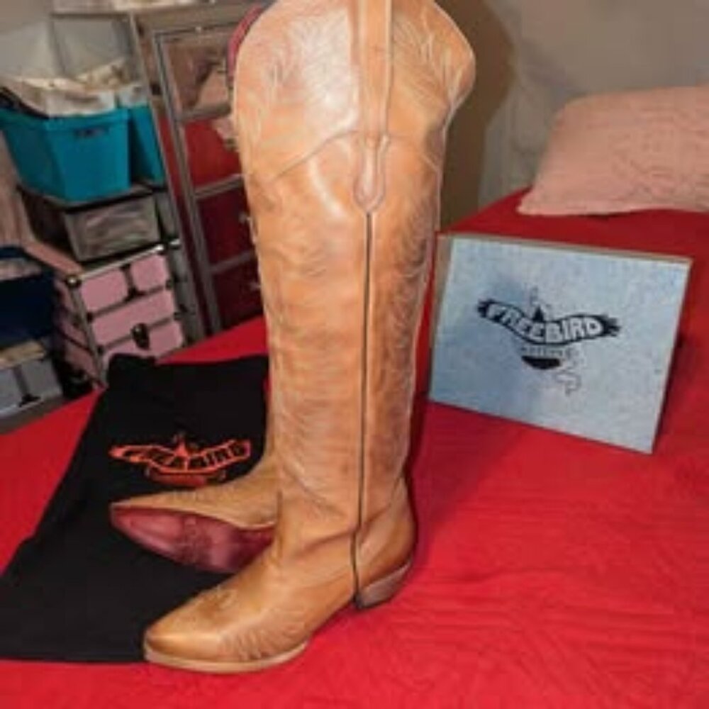 Freebird Tall Cowboy Boots New